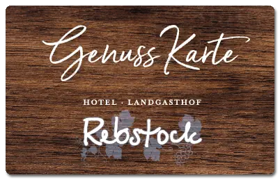 Genusskarte Landgasthof Rebstock